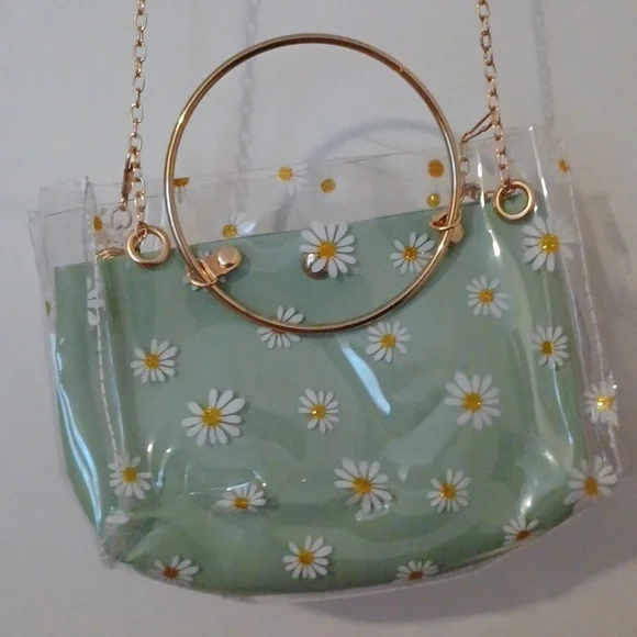 MINI DAISY PURSE IN GREEN - Picture 12 of 13